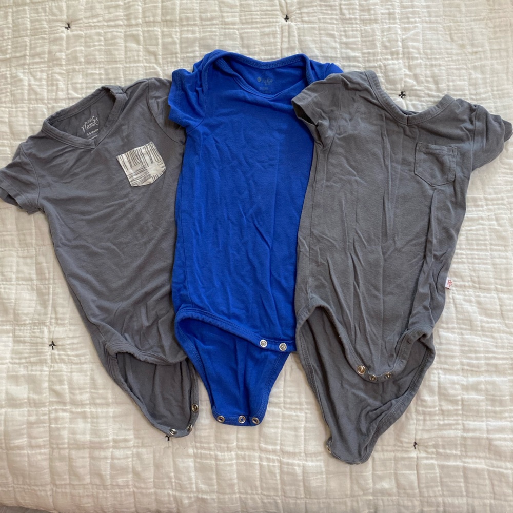 Bamboo Baby Bodysuits - Kyte Baby and Posh Peanut Lot